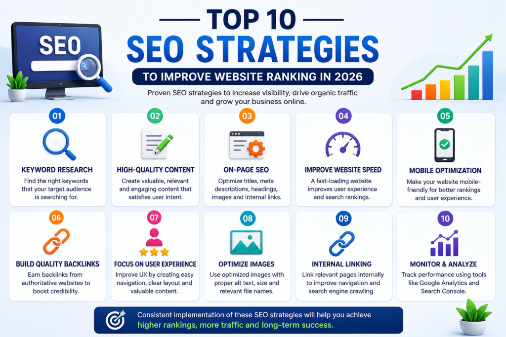 Powerful SEO Strategies That Boost Website Ranking Fast in 2026 SEO strategies to improve website ranking