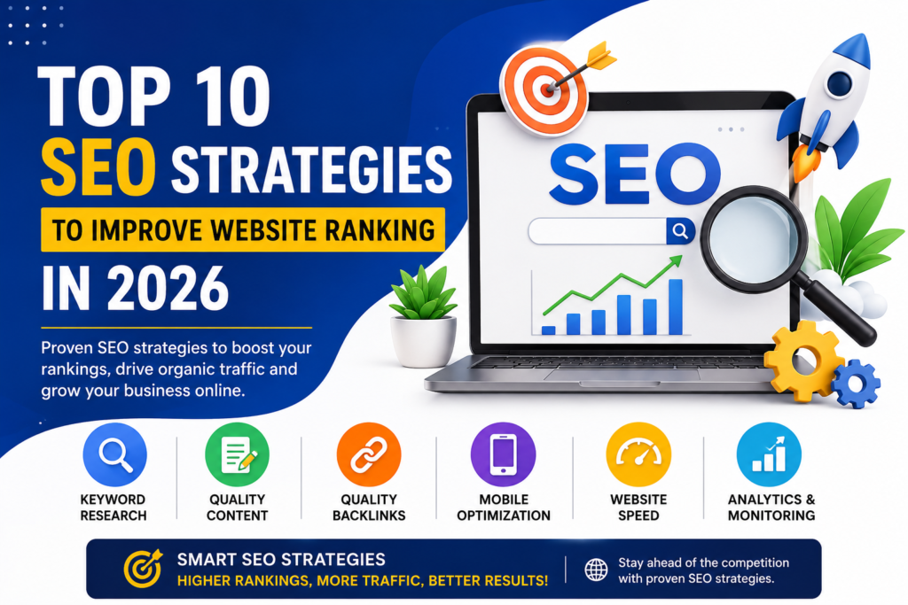 Powerful SEO Strategies That Boost Website Ranking Fast in 2026 SEO strategies to improve website ranking